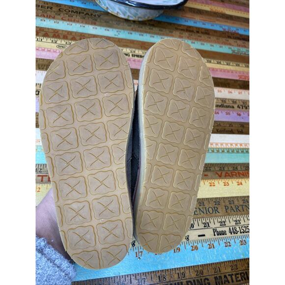 NEW Twisted X 13 Girls Brown Loafer Slip On Chocolate Shimmer Glitter Youth - Picture 14 of 14